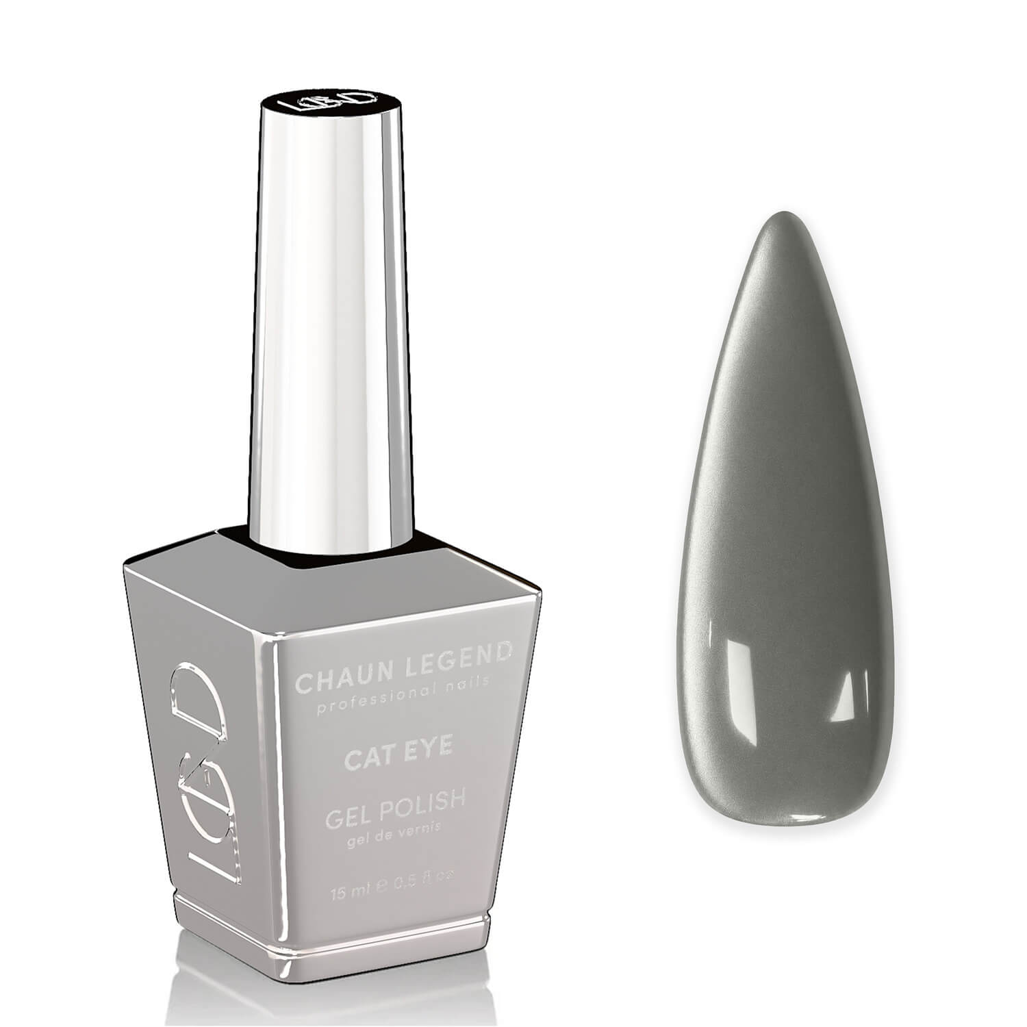 Chaun Legend Cat Eye Gel Polish 0.5 Oz -LGCE06 Ivory Orbit