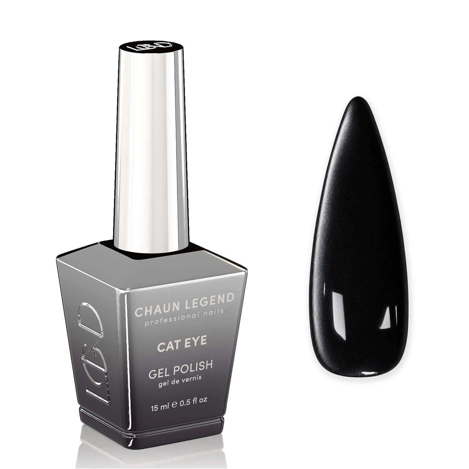 Chaun Legend Cat Eye Gel Polish 0.5 Oz -LGCE07 Midnight Moon