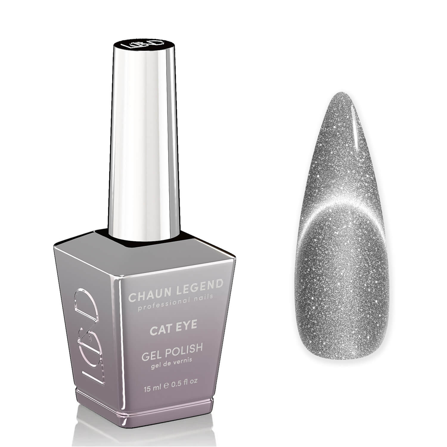 Chaun Legend Cat Eye Gel Polish 0.5 Oz -LGCE08 Hard to Miss