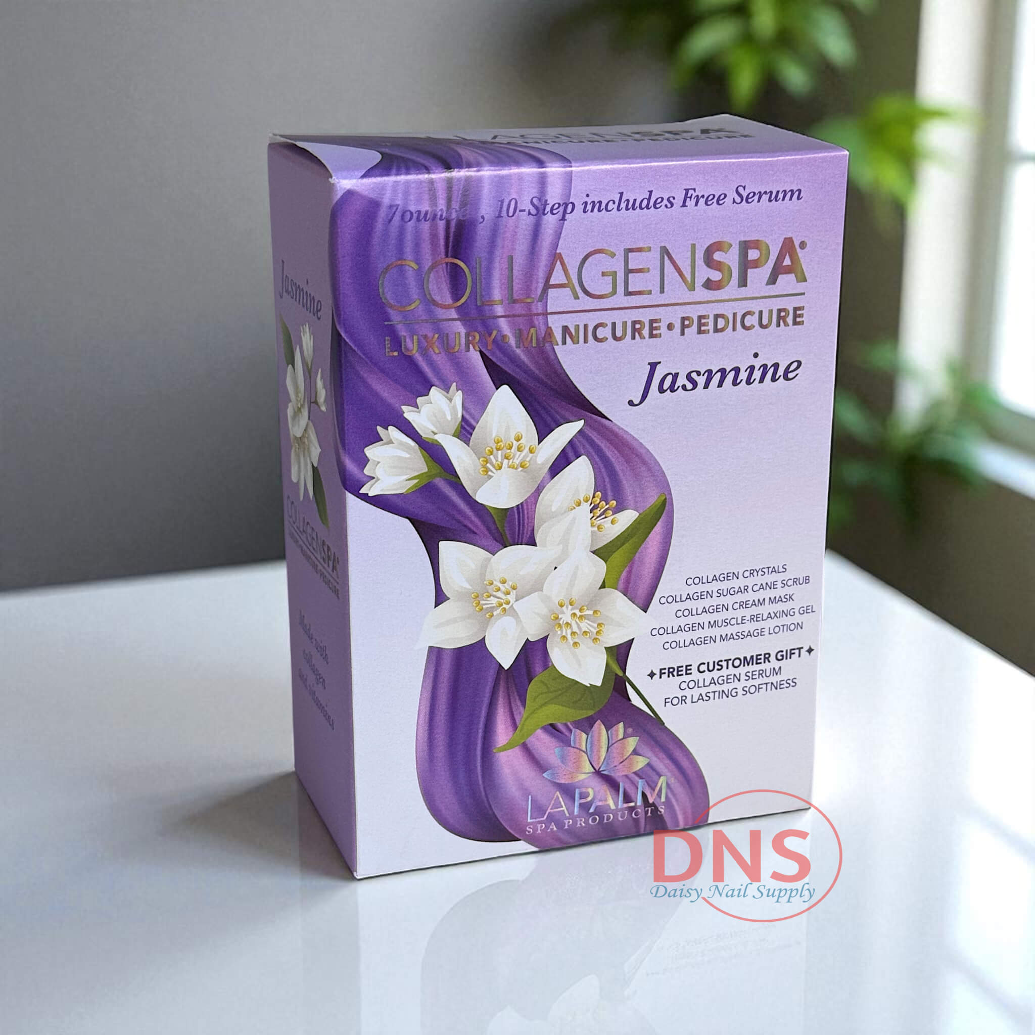 Lapalm Collagen Spa Manicure Pedicure Kit - Jasmine (60 Kits/Case)