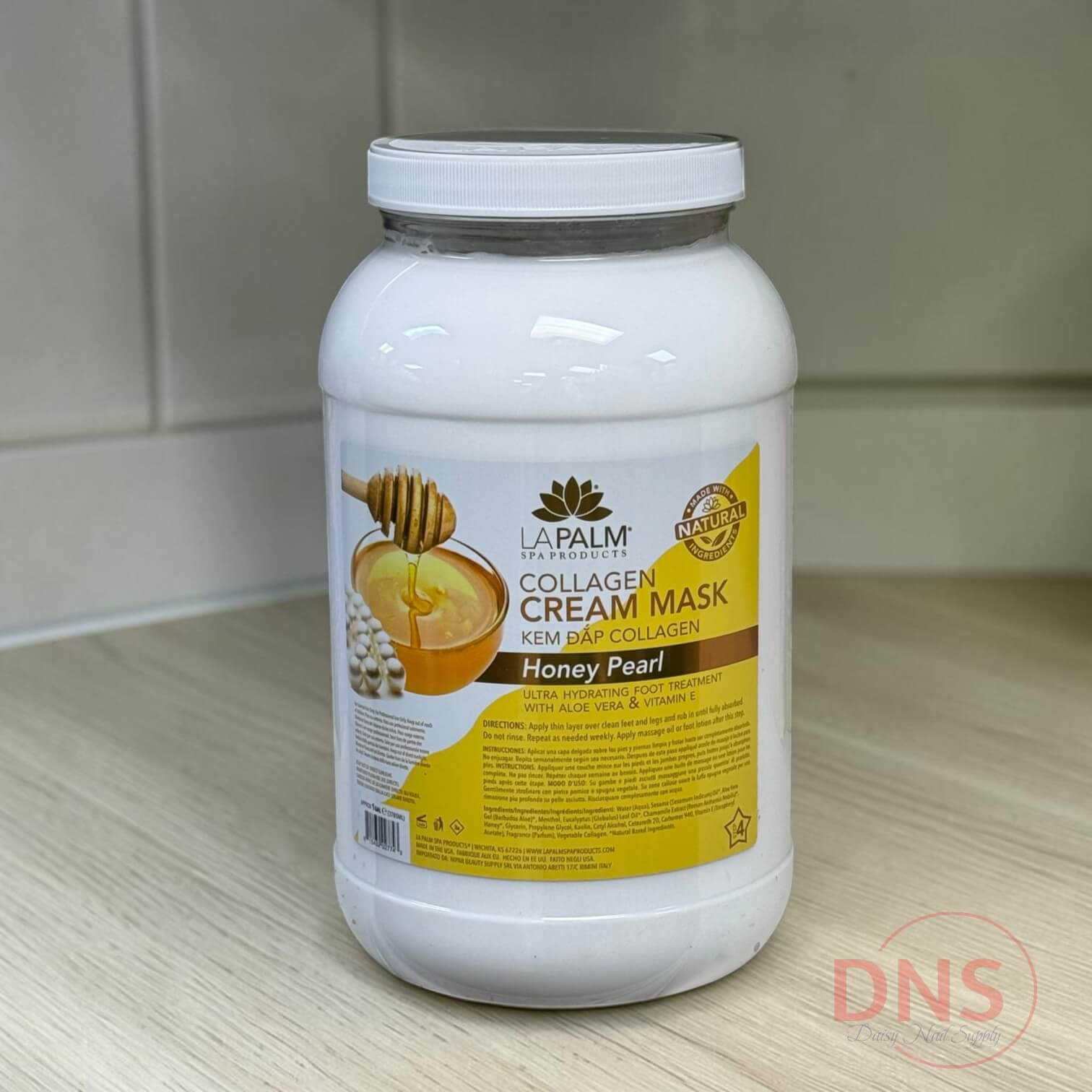 Lapalm Spa Collagen Cream Mask – Honey Pearl (1 Gallon)