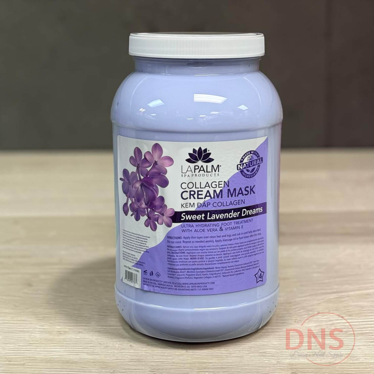 Lapalm Spa Collagen Cream Mask – Lavender Purple (1 Gallon)