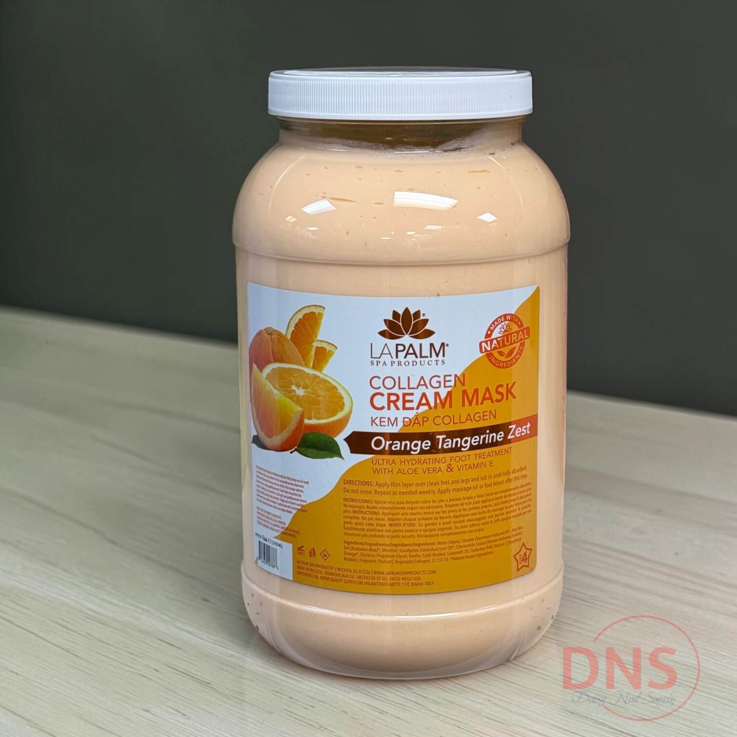 Lapalm Spa Collagen Cream Mask – Orange Tangerine Zest (1 Gallon)
