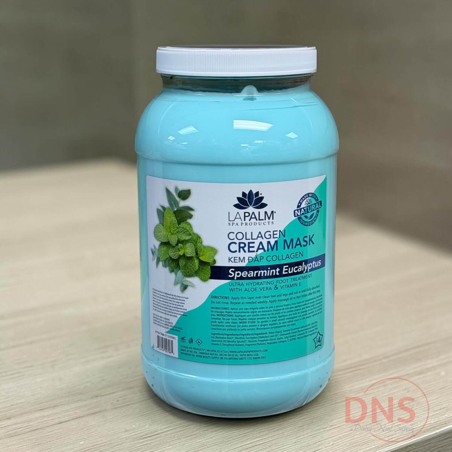 Lapalm Spa Collagen Cream Mask – Spearmint Eucalyptus (1 Gallon)