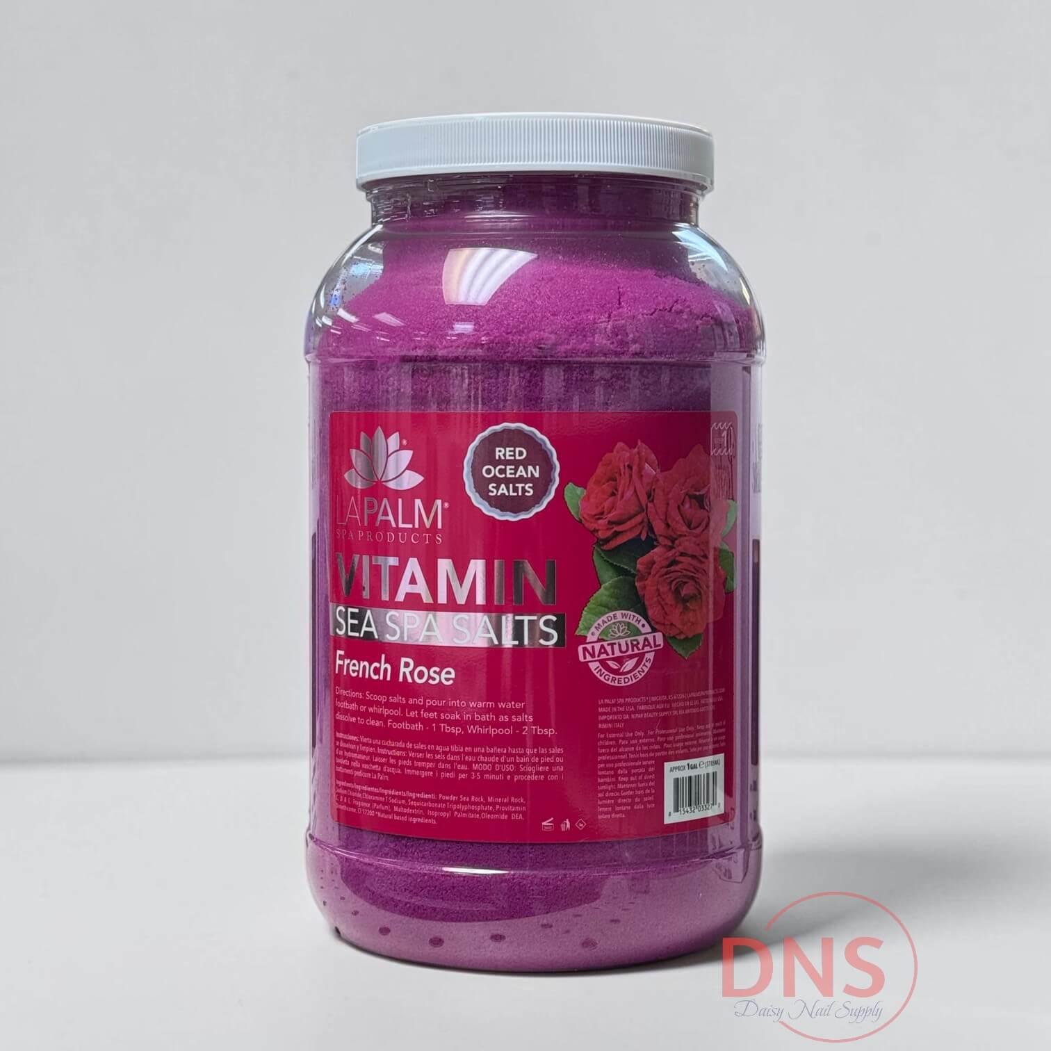 Lapalm Vitamin Sea Spa Salts 1 Gallon - French Rose