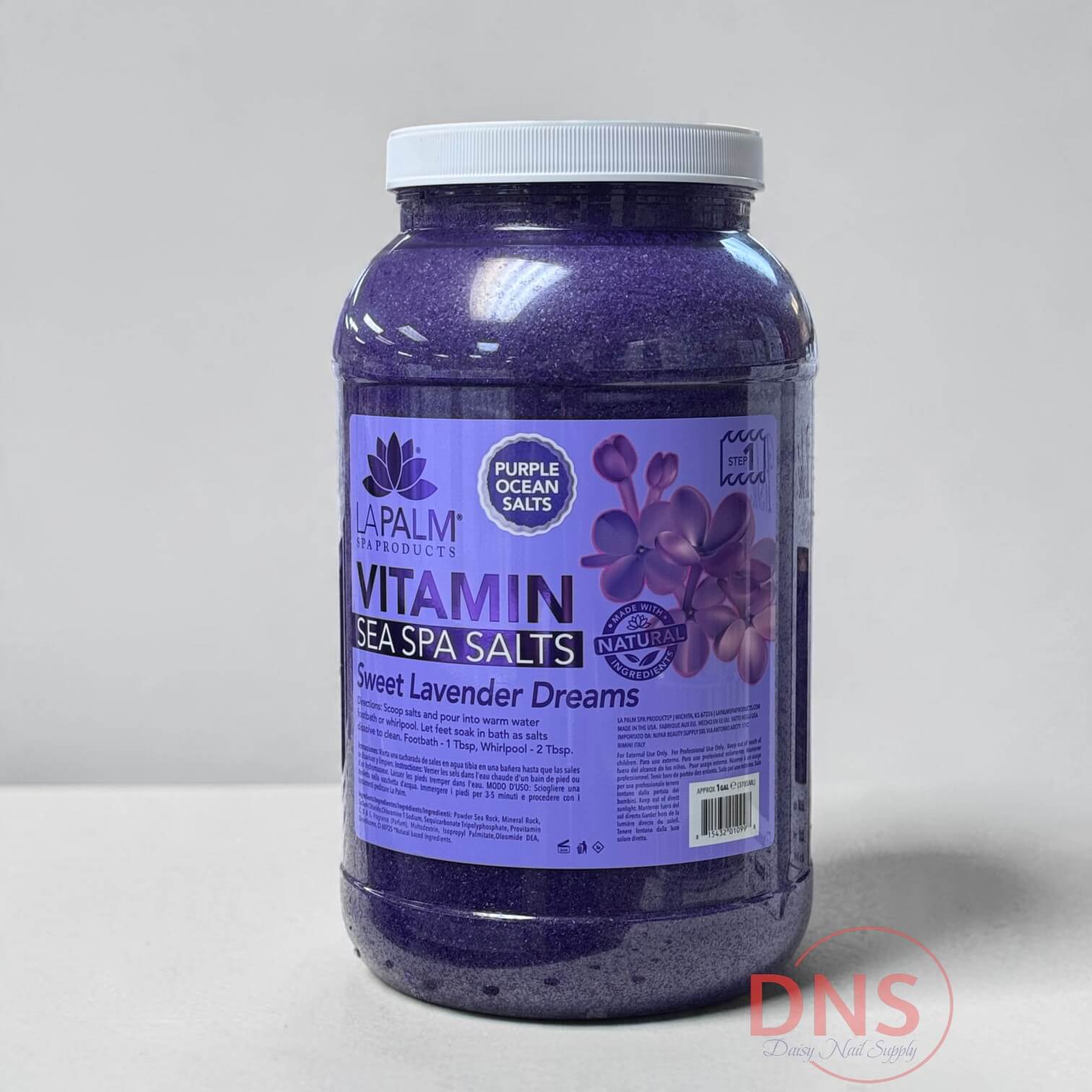 Lapalm Vitamin Sea Spa Salts 1 Gallon - Sweet Lavender Dreams