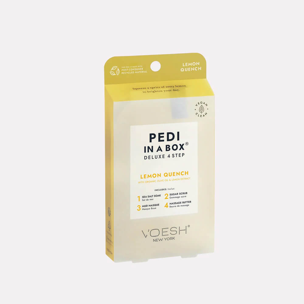 VOESH Pedi In A Box Deluxe 4 Step | LEMON QUENCH