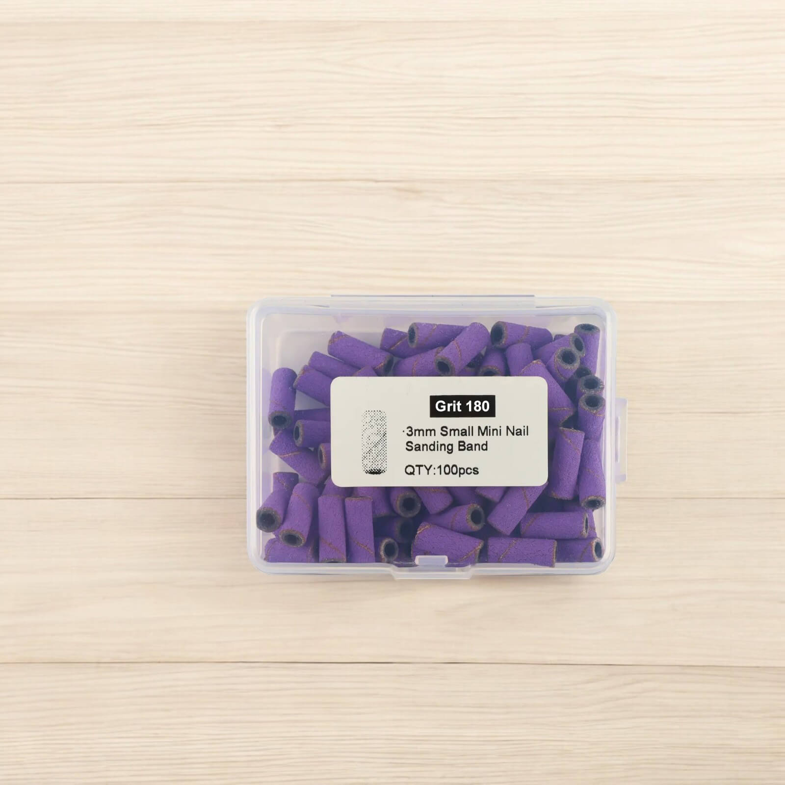 Mini Sanding Band - Purple 180 grit Fine 100 Pcs