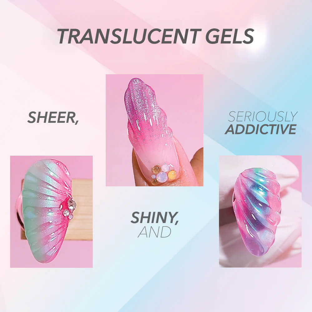 Kiara Sky Soak Off Gel Jelly Tints - Sheer J213 Wildflower