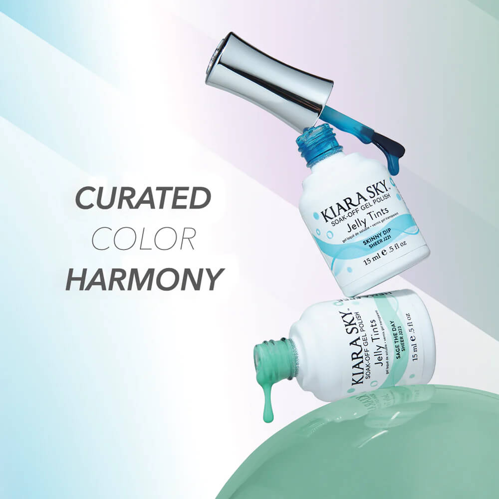 Kiara Sky Soak Off Gel Jelly Tints - Sheer J213 Wildflower