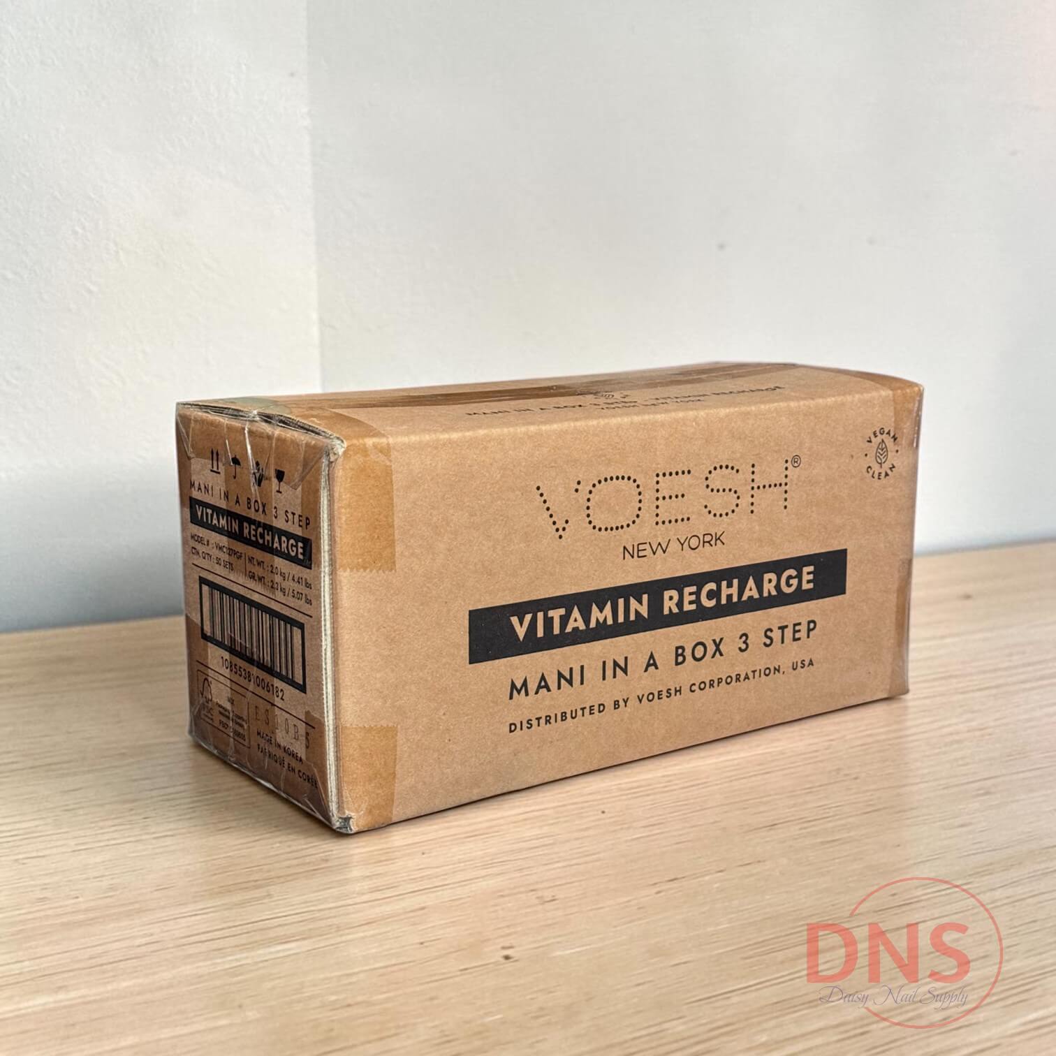 VOESH Mani in a Box Deluxe 3 Step - Vitamin Recharge (1 Case of 50 Sets)