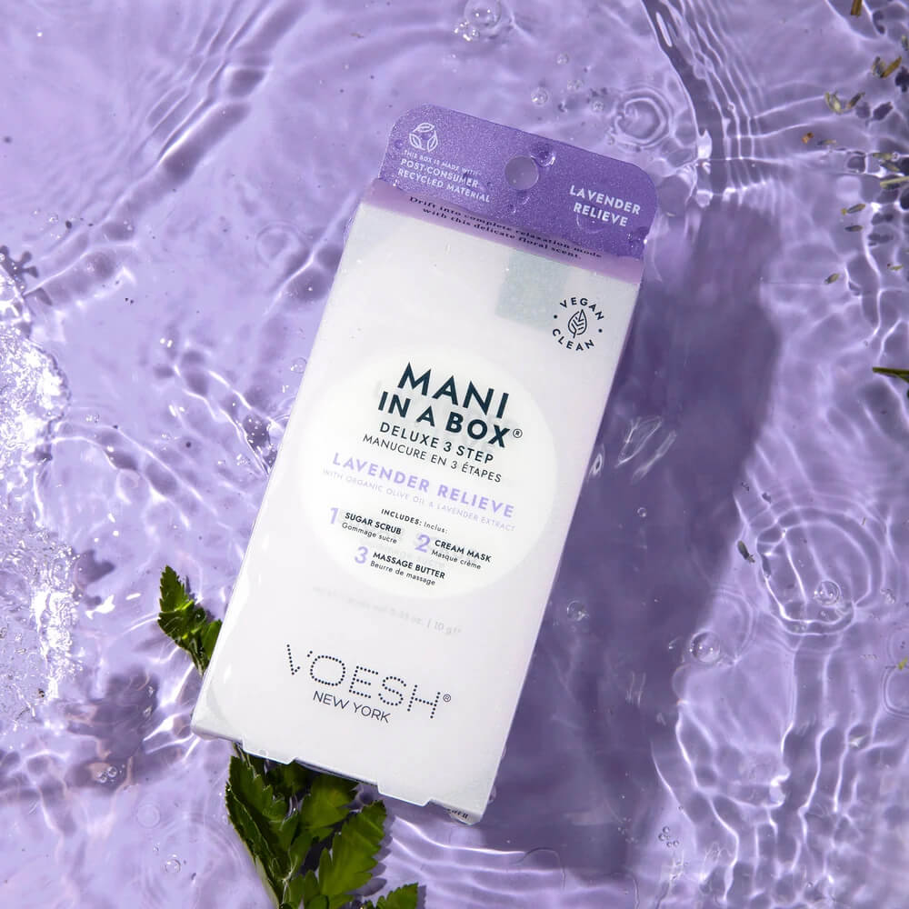 VOESH Mani in a Box Deluxe 3 Step - Lavender (1 Set)