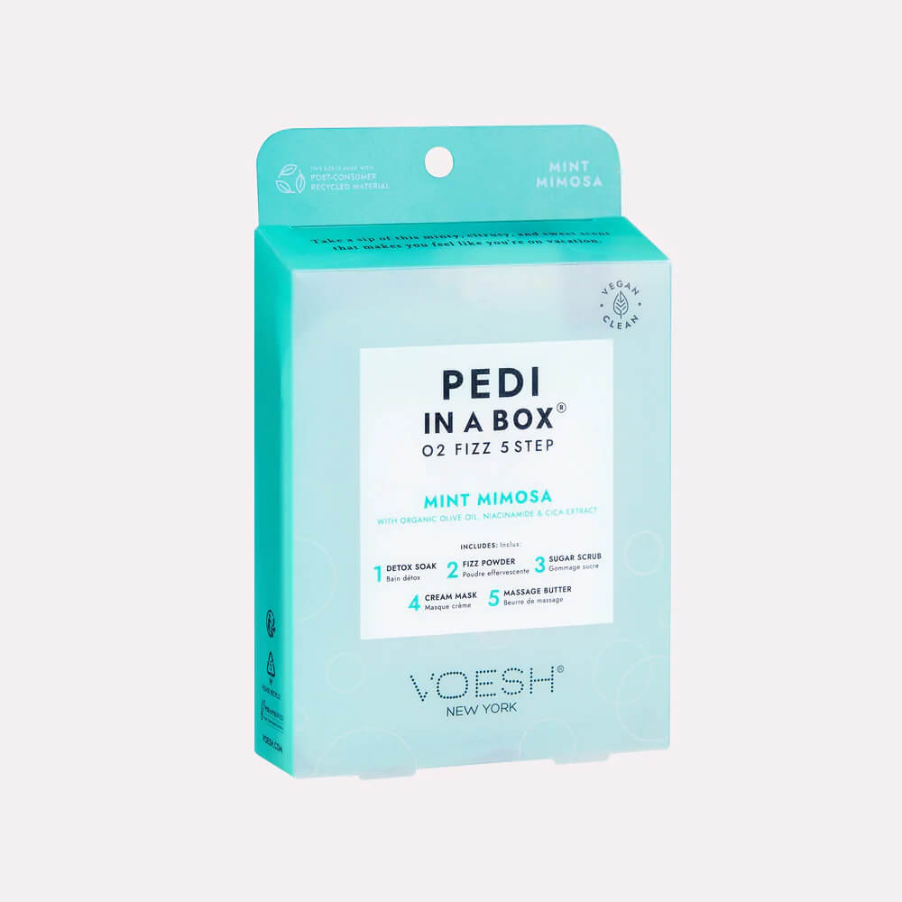 VOESH Pedi In A Box Deluxe - O2 Fizz 5 Step Mint Mimosa