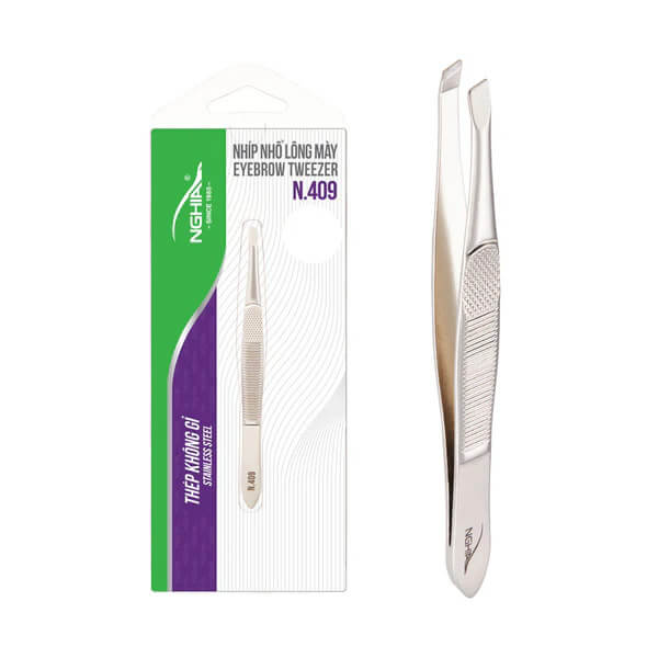 NGHIA Stainless Steel Straight Blades Tweezer - N 409