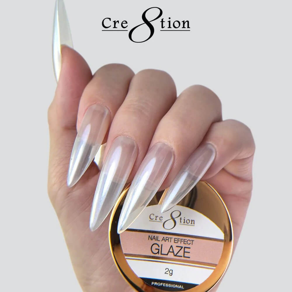 Cre8tion Chrome Nail Art Effect Powder 2g - GLAZE