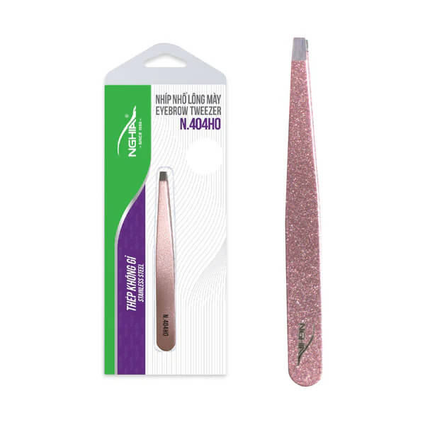 NGHIA Stainless Steel Eyebrow Tweezer N 404HO