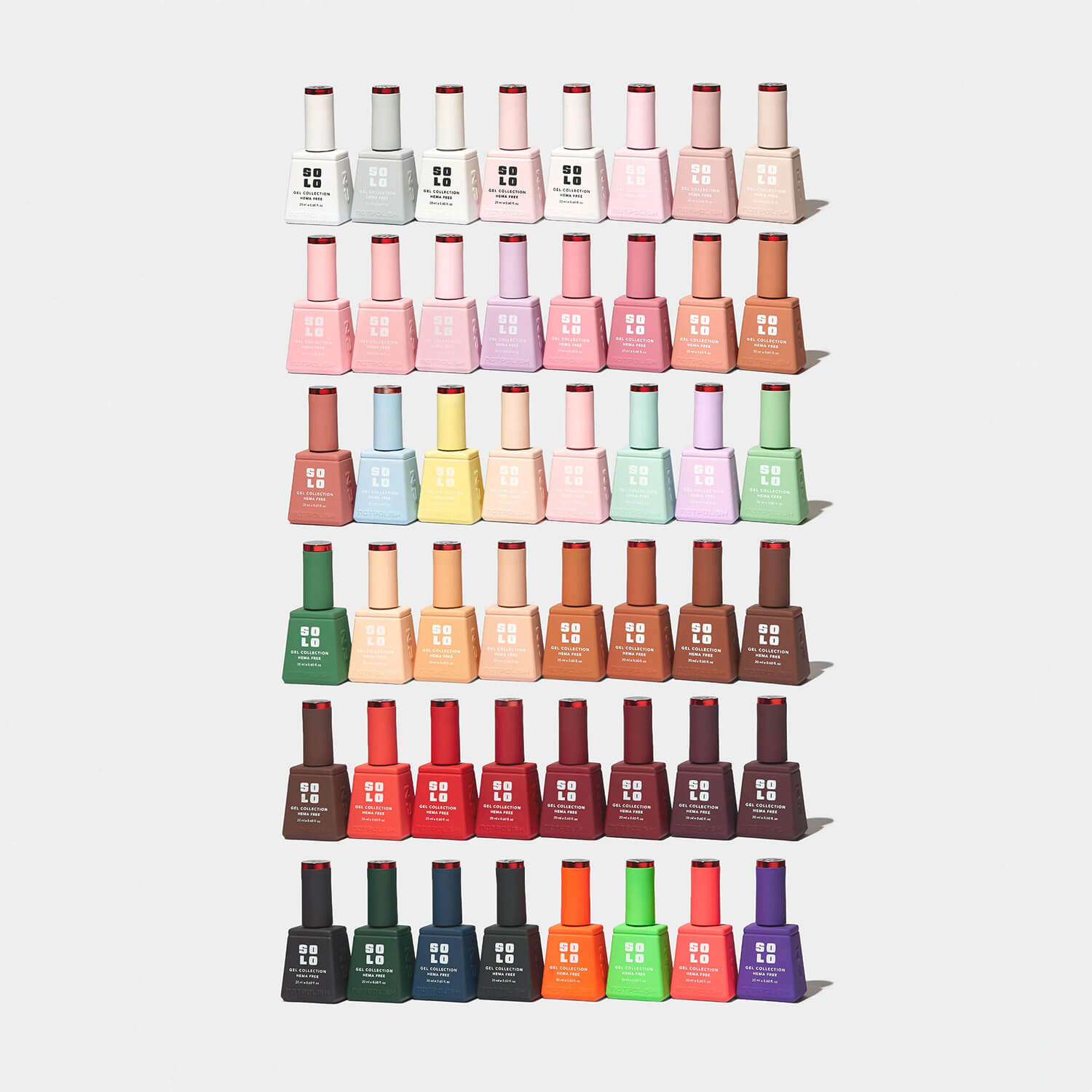Notpolish HEMA Free Gel Polish Solo Collection 48 Colors + Color Chart free