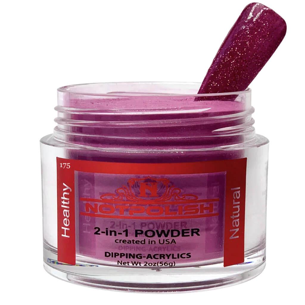 NotPolish Dip Powder 2 Oz - OG 175 Pink Stars