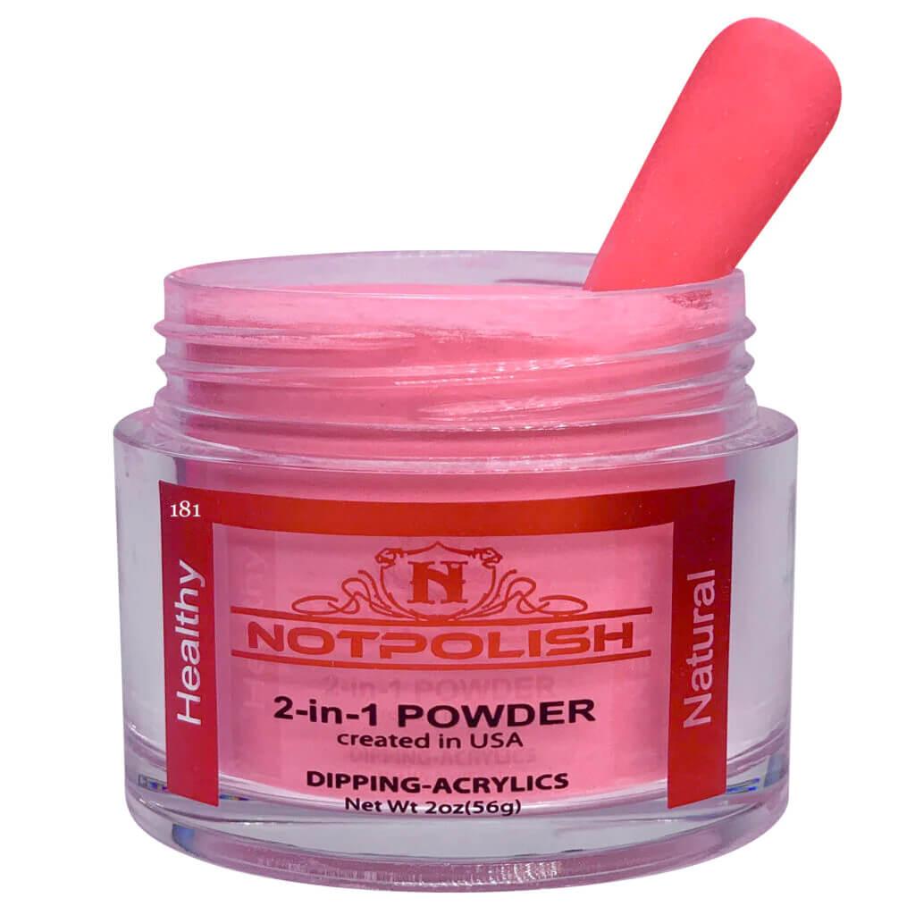 NotPolish Dip Powder 2 Oz - OG 181 Red Crush