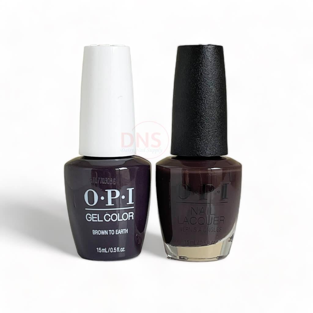 OPI Gel F004 Brown to Earth