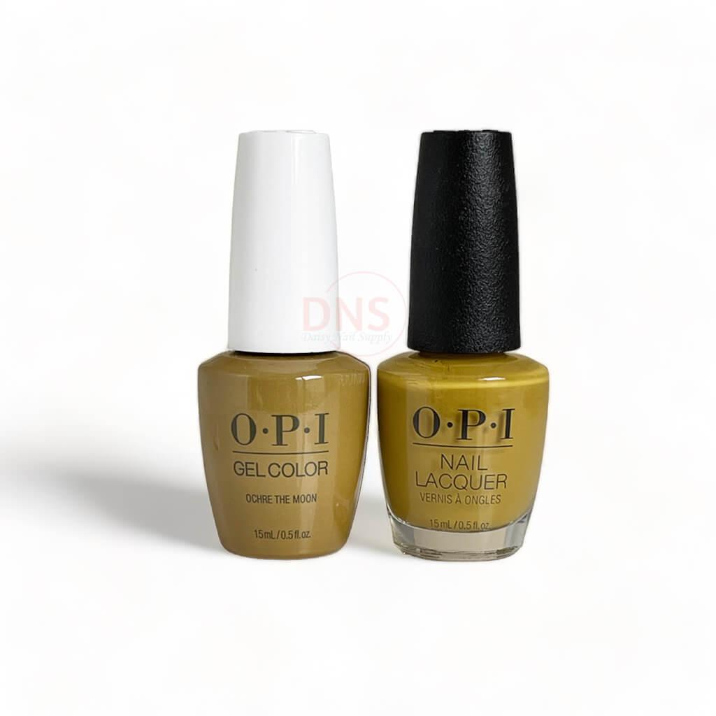 OPI Duo Gel + Matching Lacquer F005 Ochre the Moon