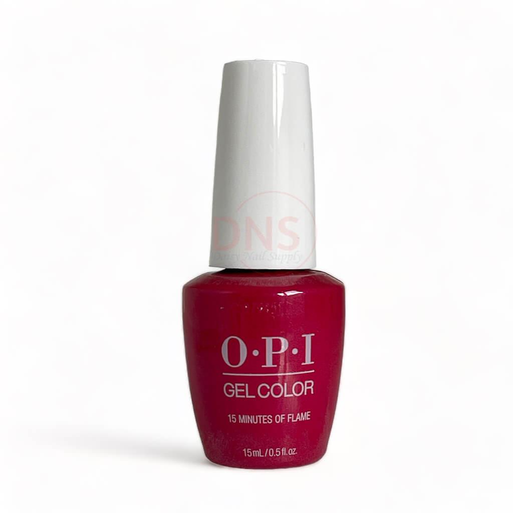 OPI Soak Off Gel Polish 0.5 Oz - GC H011 15 Minutes of Flame