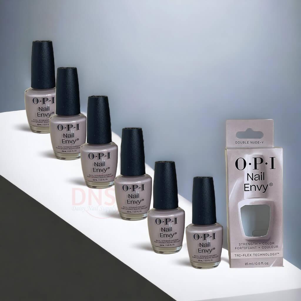 OPI Nail Envy Nail Strengthener 0.5 oz - Double Nude-Y  NT228 (Pack of 6)