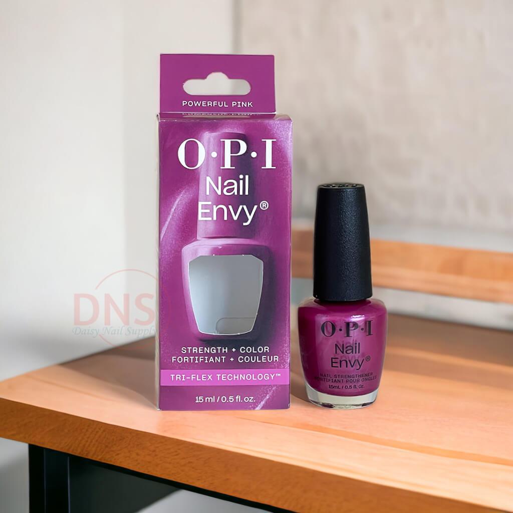 OPI Nail Envy Nail Strengthener 0.5 oz - Powerful Pink NT229 (Pack of 6)