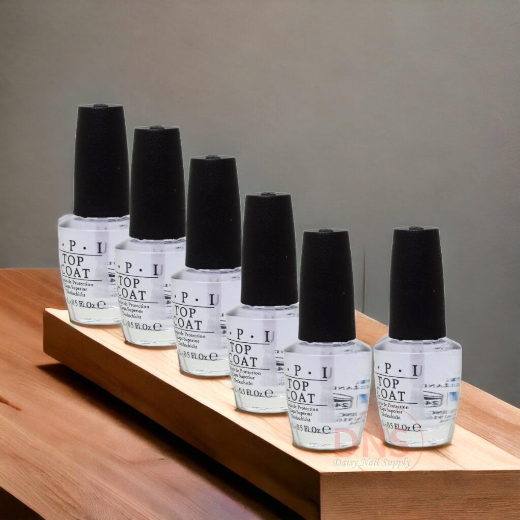 OPI Regular Nail Lacquer 0.5 oz - Top Coat NT T30 (Pack of 6)