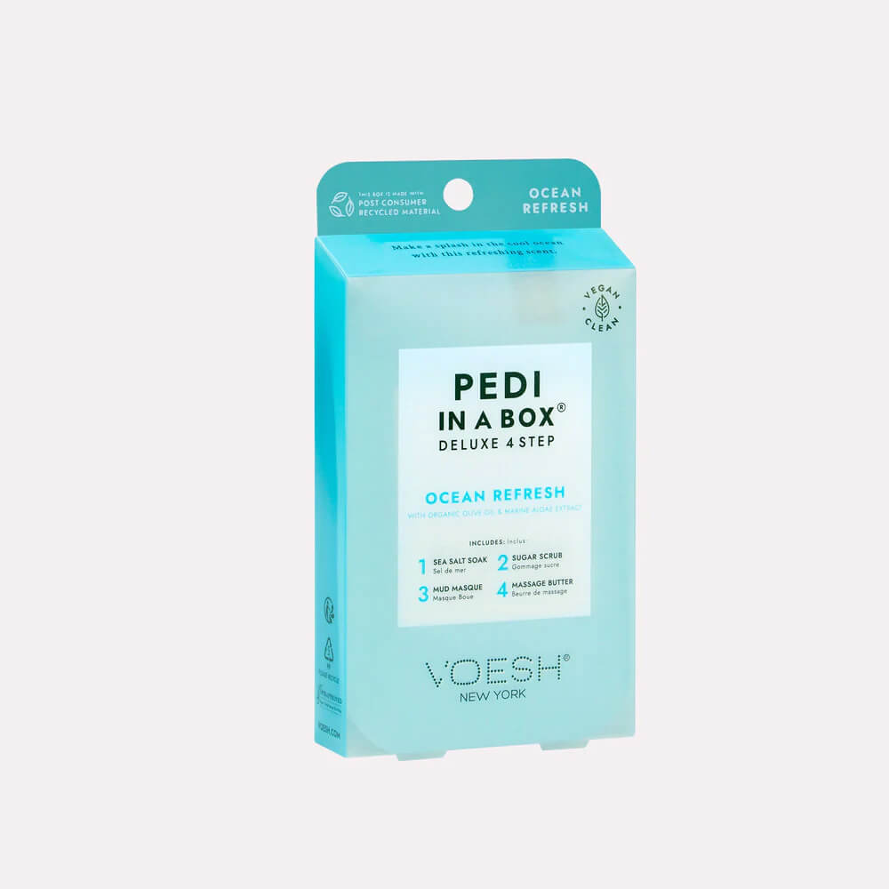 VOESH Pedi In A Box Deluxe 4 Step | OCEAN REFRESH