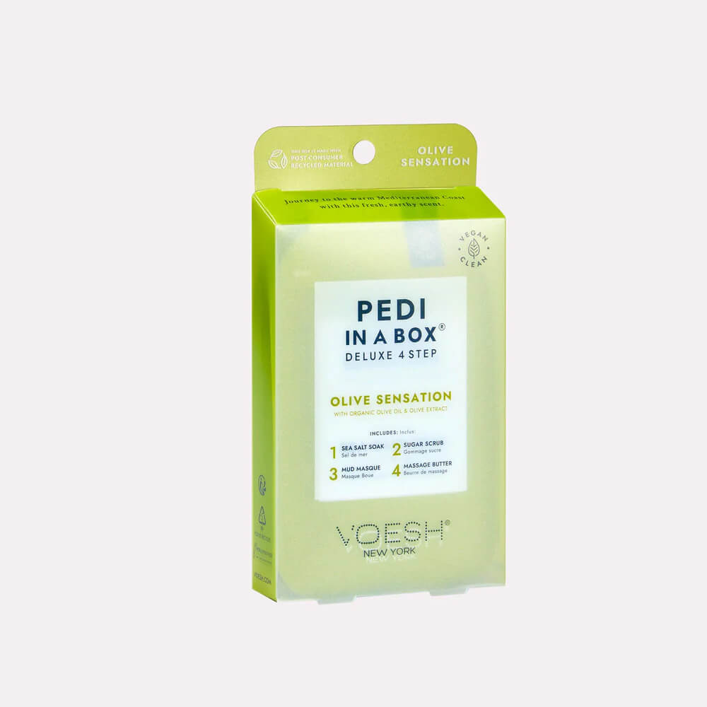 VOESH Pedi In A Box Deluxe 4 Step | OLIVE SENSATION