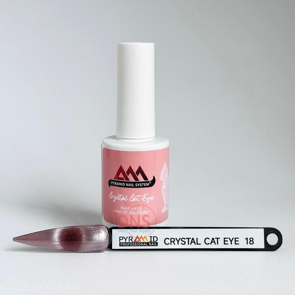 Pyramid Soak Off Gel Crytal Cat Eye 0.5 oz #18