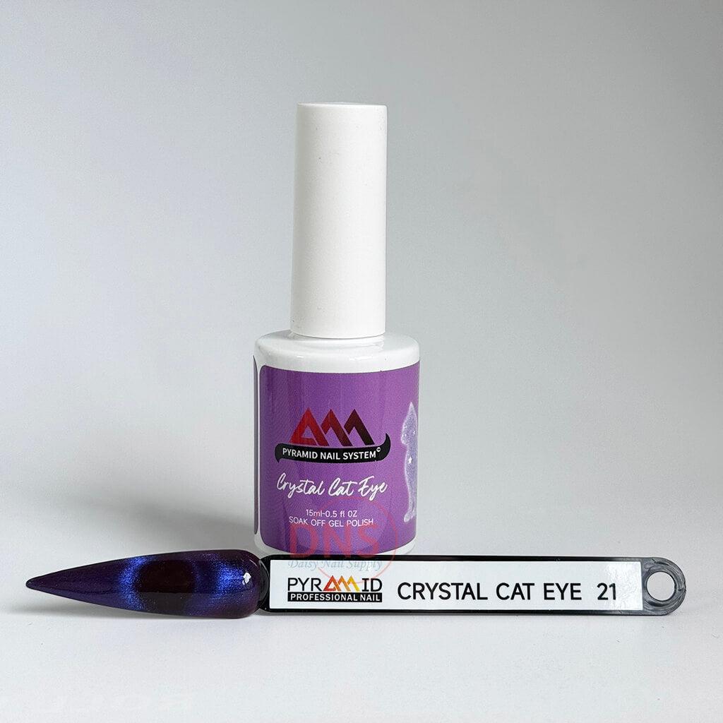 Pyramid Soak Off Gel Crytal Cat Eye 0.5 oz #21
