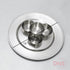 Cre8tion Pedicure 4 Bowls Tray Set - Silver - Item# 10486