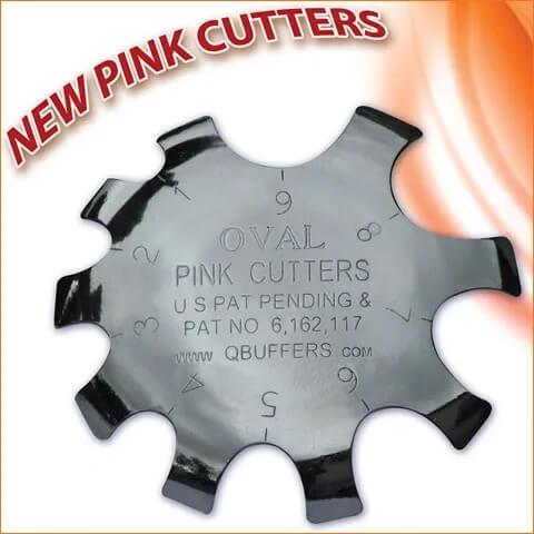 Q-French - Oval Pink Cutters
