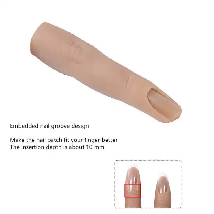 Silicon Practic Nail Finger