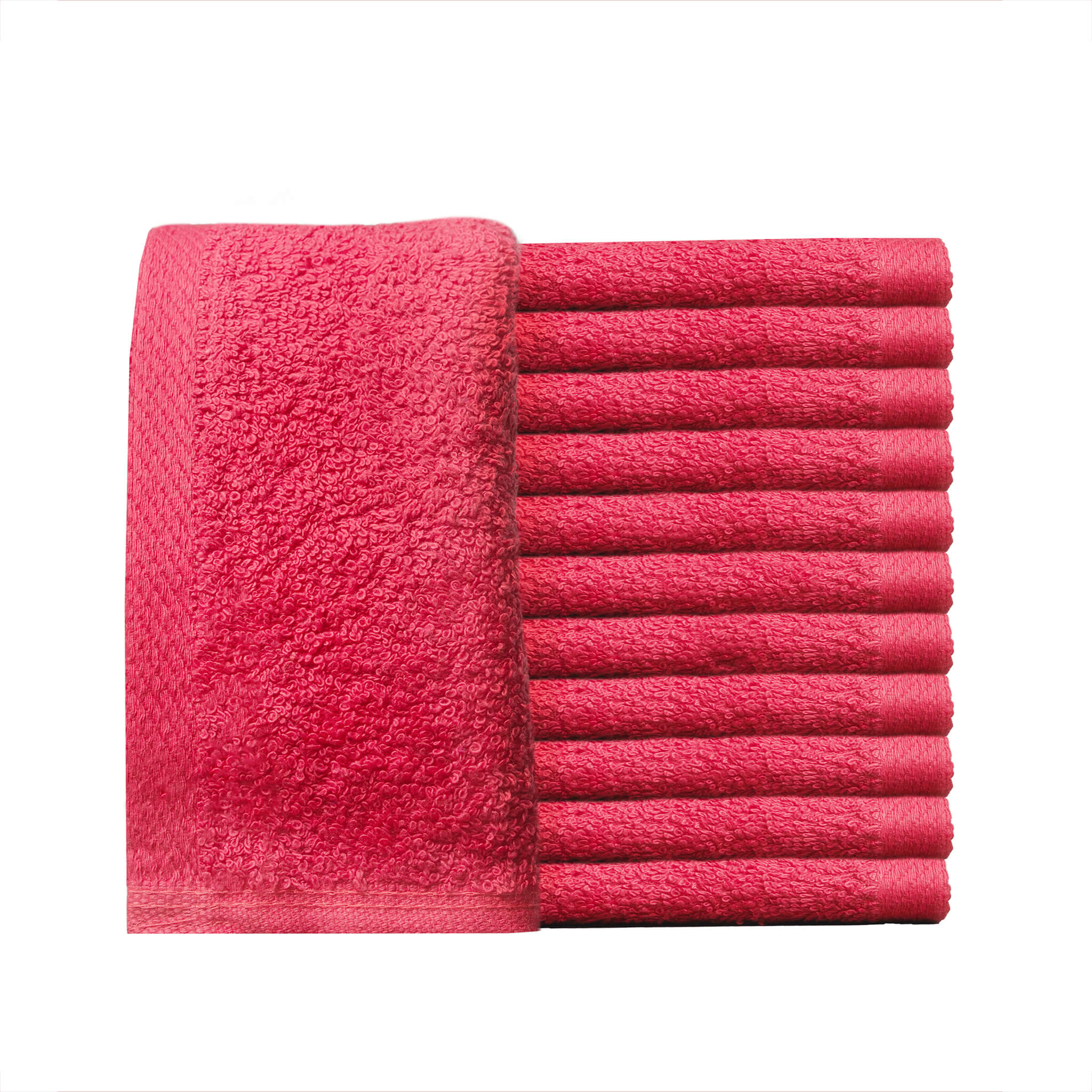 Protex Towles Professional Salon & Nail Towel LUXE3 16"x29" Apple Red (Pack of 12)