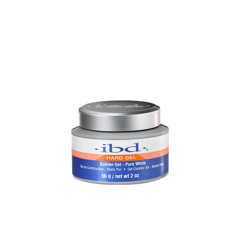 ibd Hard Gel Builder Gel 2 oz - PURE WHITE