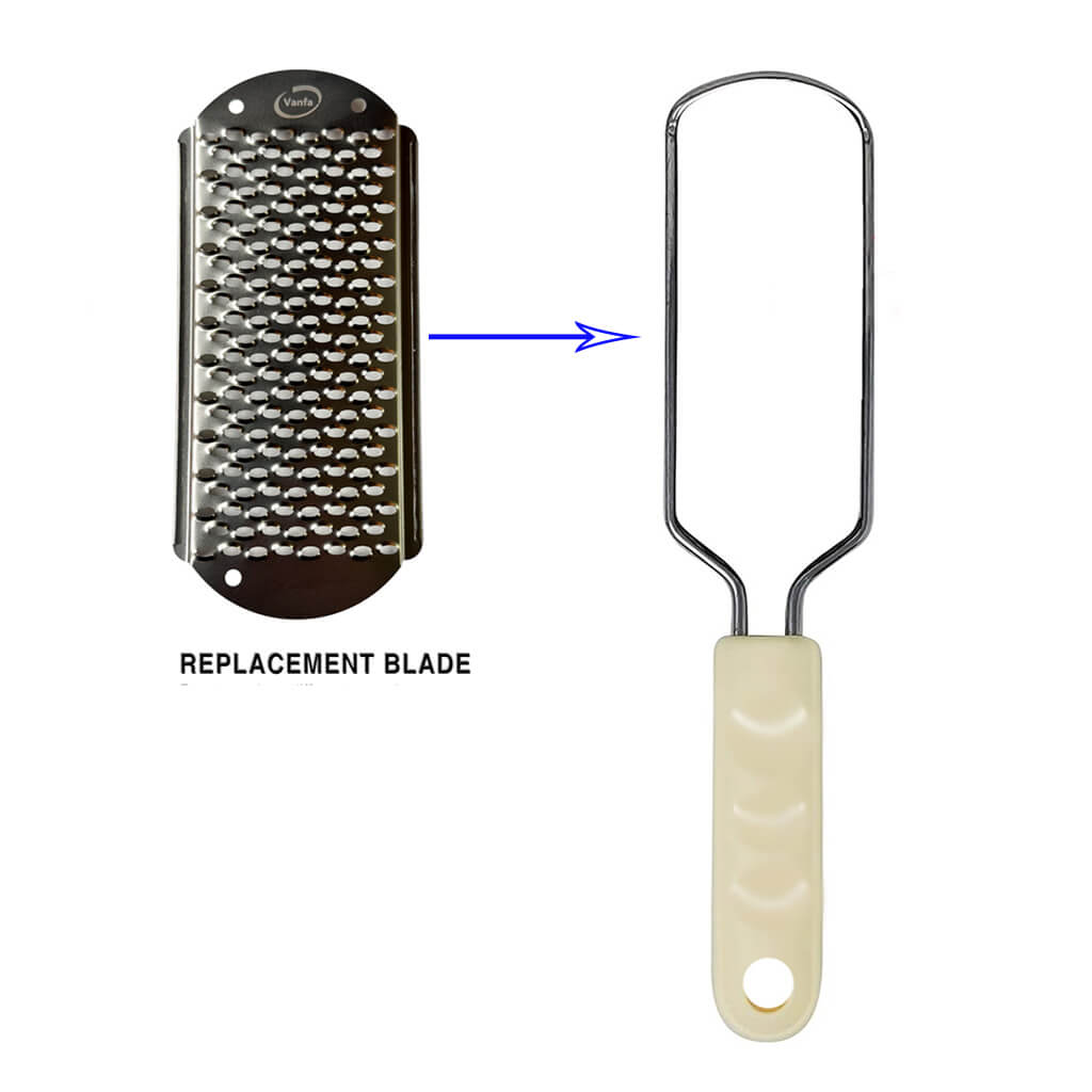 Vanfa Pedicure Foot File Callus Remover - Replacement blade (Pack of 6)
