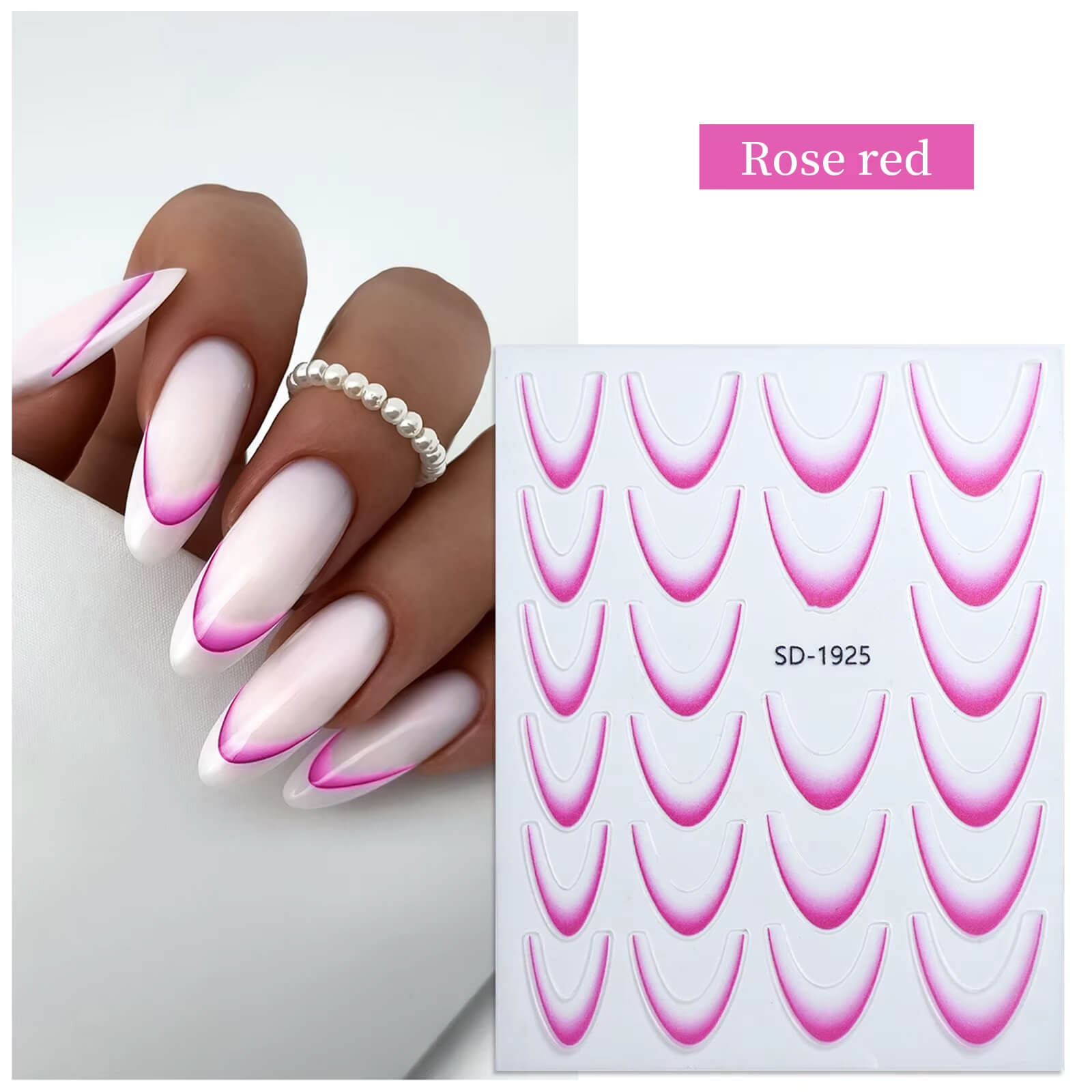 5D French Nail Art Stickers * Pick Any Style*