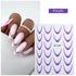 5D French Nail Art Stickers * Pick Any Style*