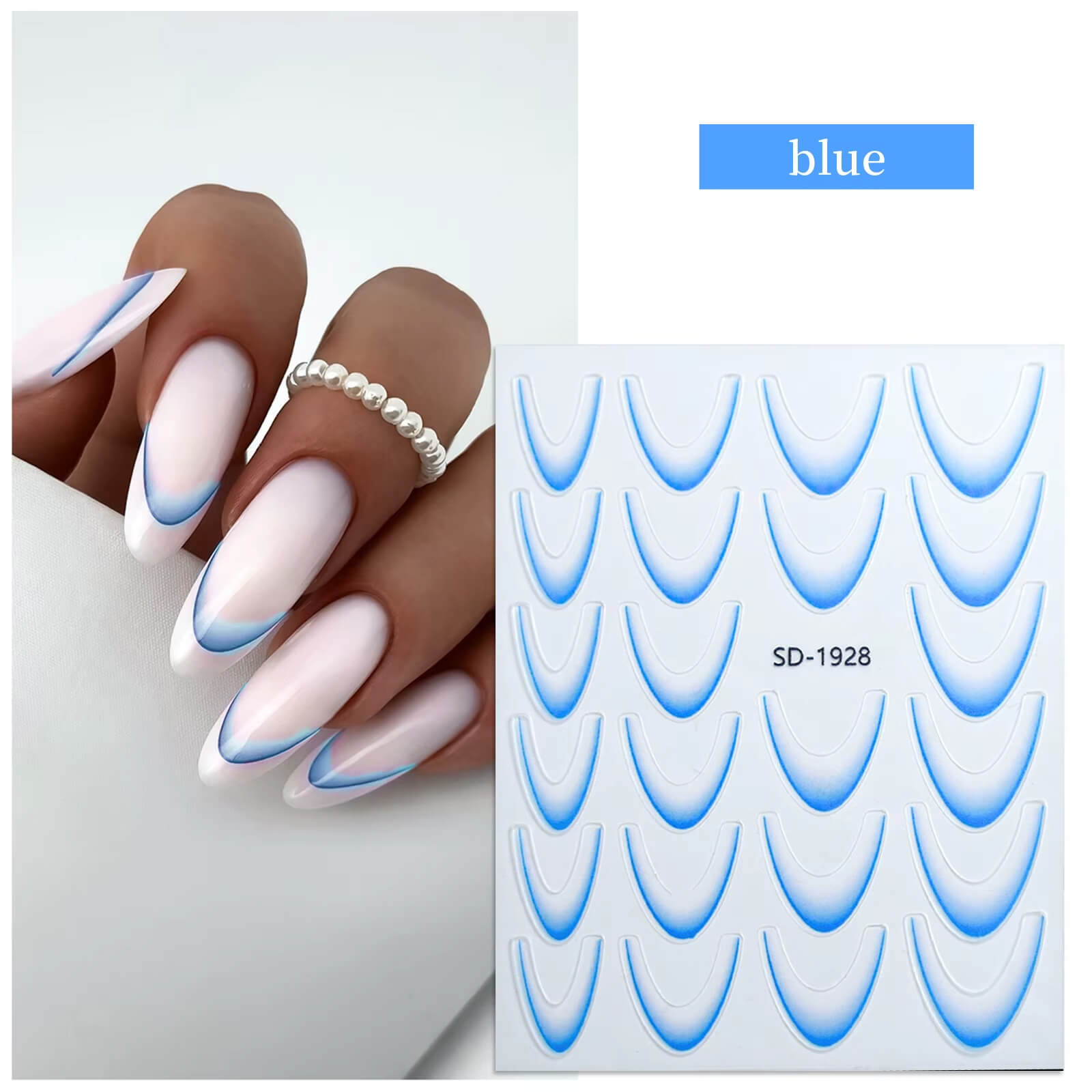 5D French Nail Art Stickers * Pick Any Style*