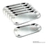 Stainless Steel Nail salon Utility Tray 9" x 4" Silver (Pack of 10)