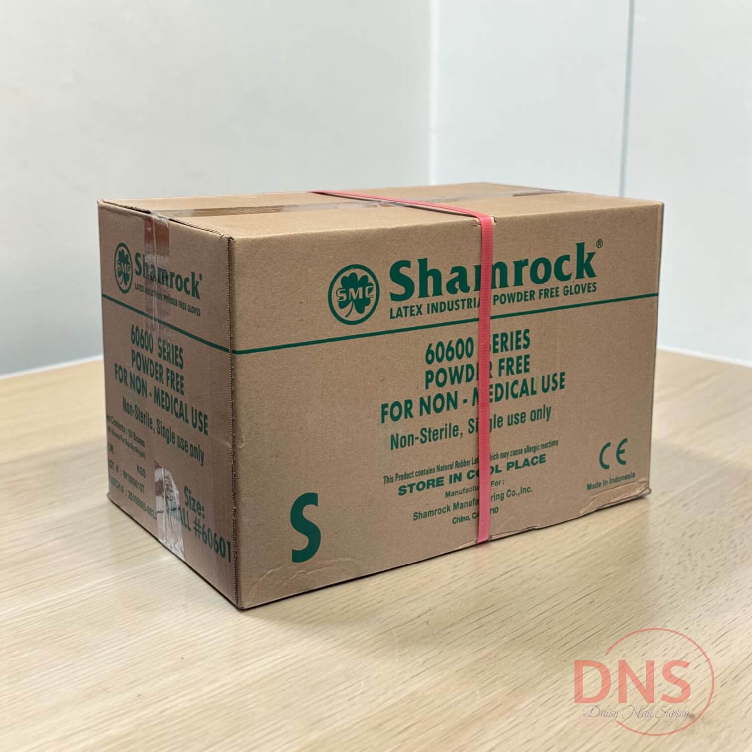 Shamrock Latex Industrial Powder Free Glove - Size S (1 Case of 1000 Gloves)