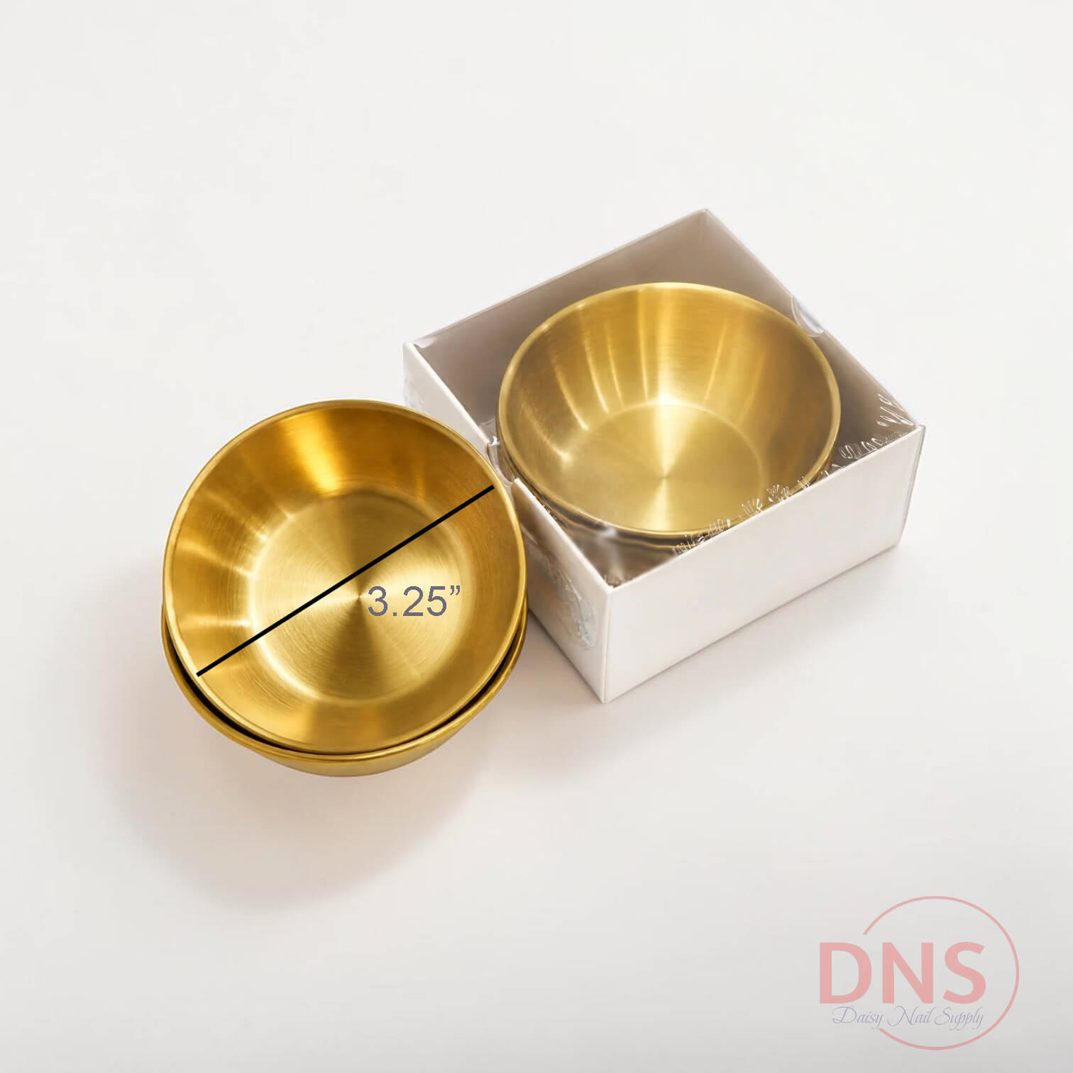 Cre8tion Pedicure 4 Bowls - Gold - Item# 10487