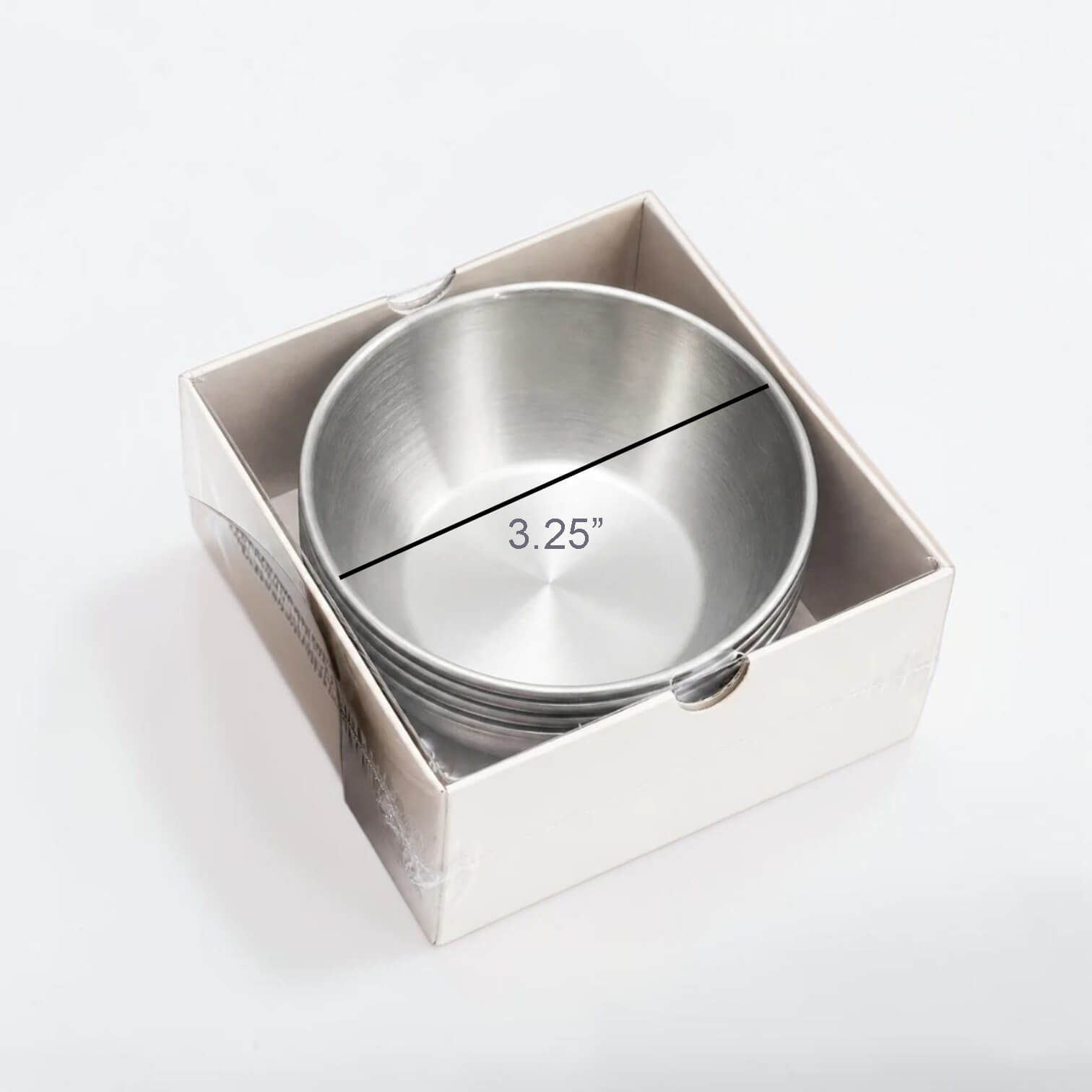 Cre8tion Pedicure 4 Bowls - Silver - Item# 10488