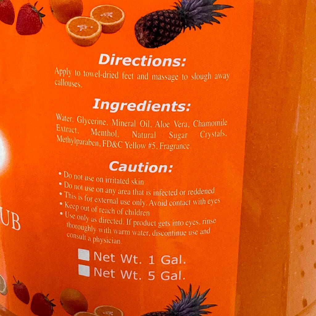 No.1 Sugar Scrub Tangerine 1 Gallon