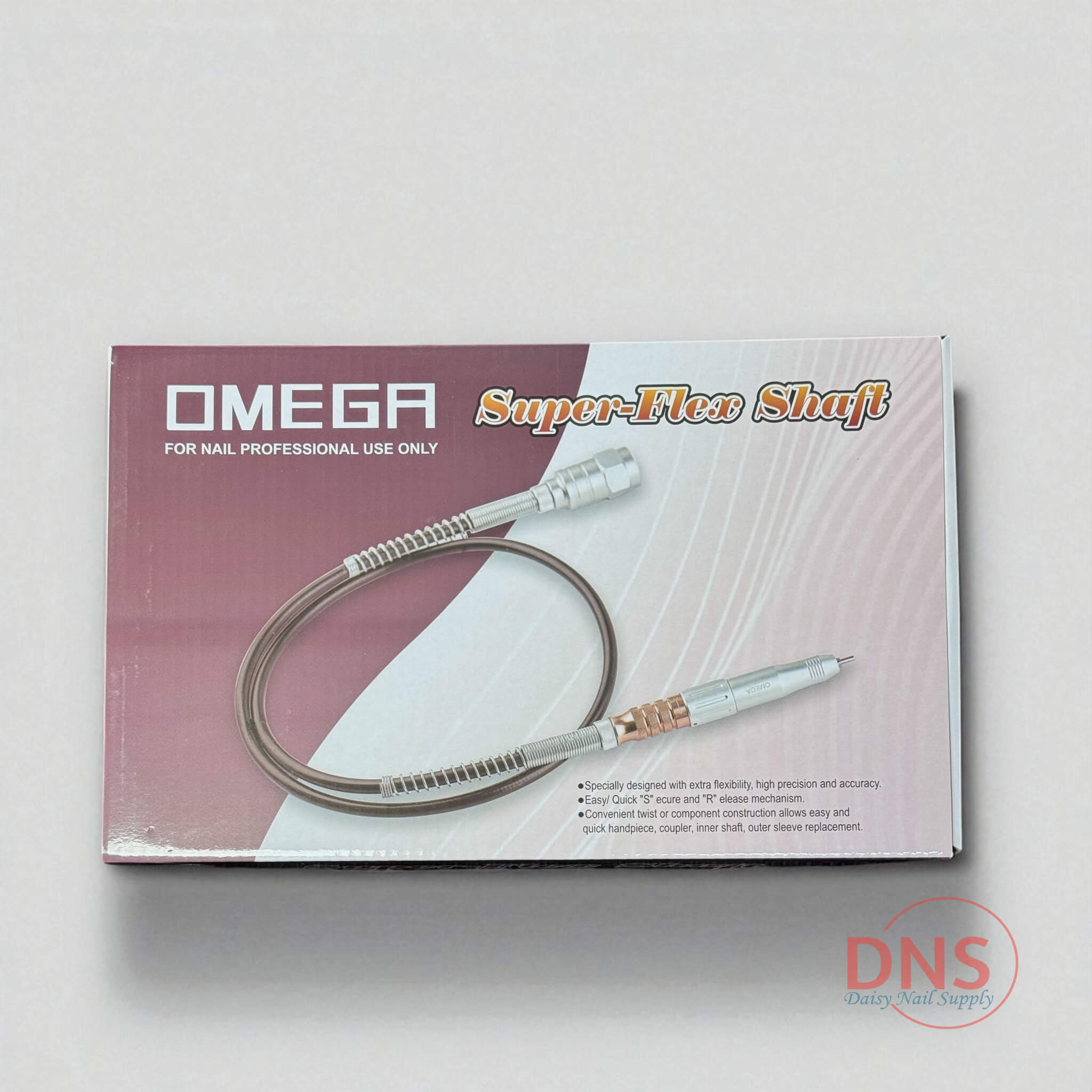 OMEGA Super Flex Shaft 3/32" Shank Snap Lock