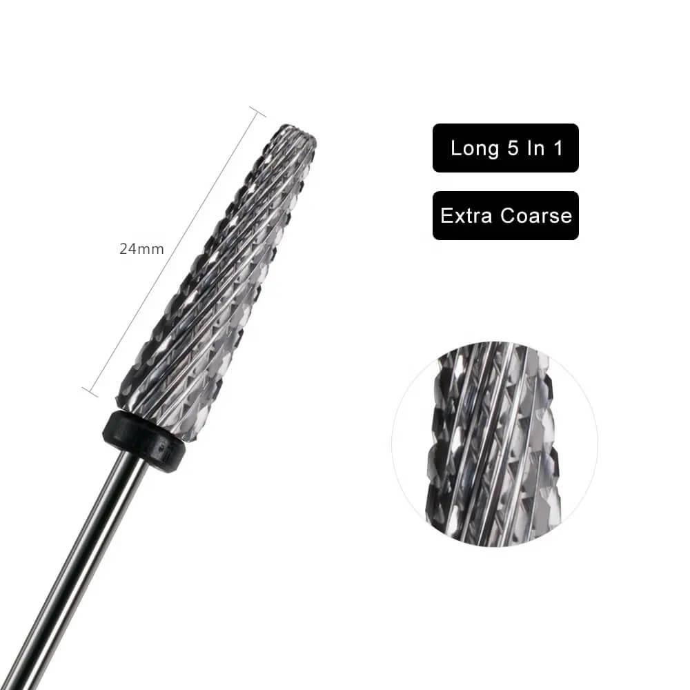 Super Long Carbide Nail Drill Bit 3/32'' Shank | XC