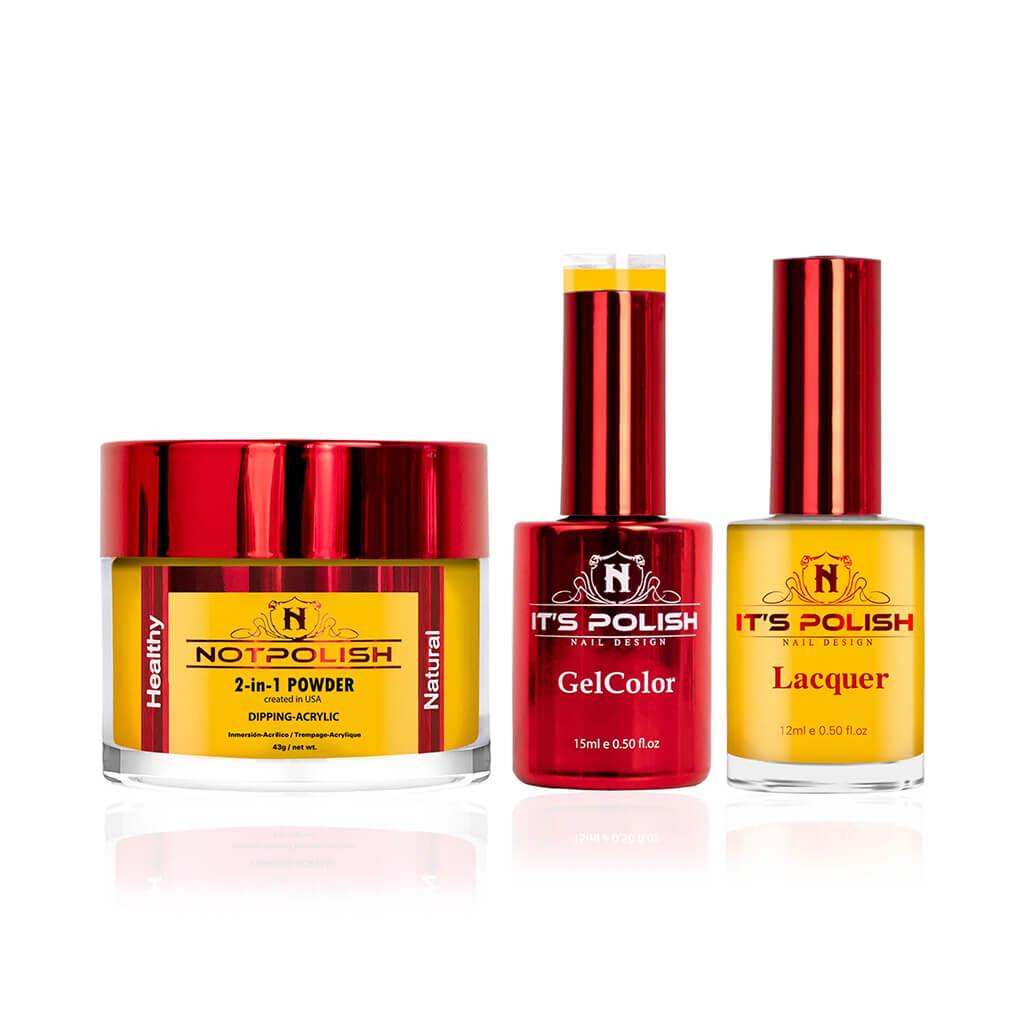 NotPolish Trio Gel + Lacquer + Dip Powder - M15 Sunflower